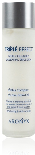 MediFlower эмульсия Triple Effect Real Collagen для лица 150 мл