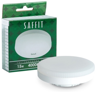 SAFFIT 15W GX53, светодиодная, нейтральный белый
