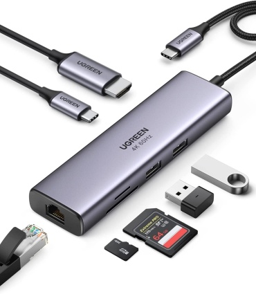 Док-станция Ugreen CM512 (60515) серый