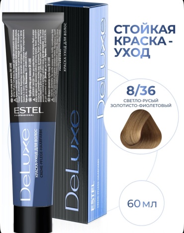 ESTEL PROFESSIONAL Deluxe 8/36 крем-краска 60 мл