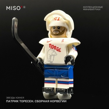 MISO Патрик Торесен. Сборная Норвегии. Звезды Хоккея 5 см 1 шт