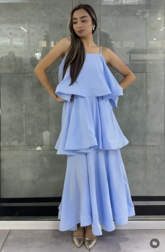 Сарафан FASHION голубой