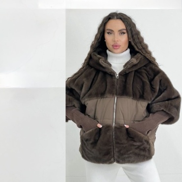 Зимняя куртка Max Collection коричневый