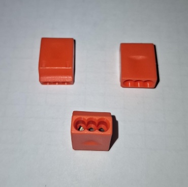 Клемма Y.Y. CABLE ACCESSORIES Колодка клемная UC-3 (оранжевый) от 1.2 до 2 кв.мм, 10 шт