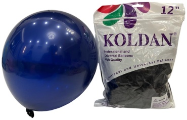 Воздушный шар KOLDAN однотонный 100 шт, синий