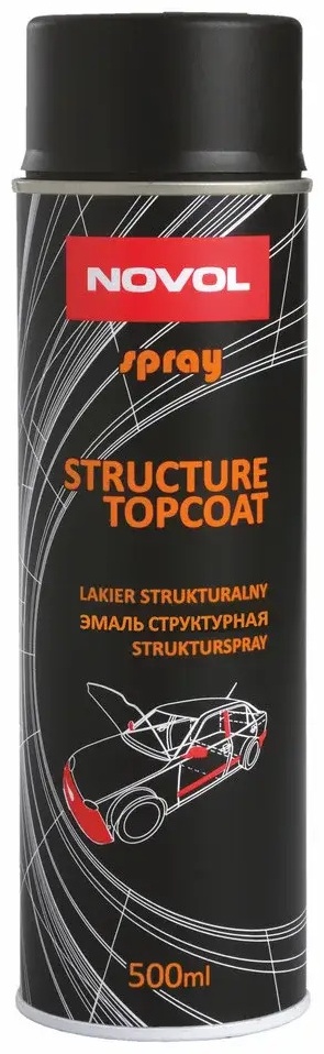 Novol STRUCTURE TOPCOAТ Структурный Декоративный лак, 500 мл