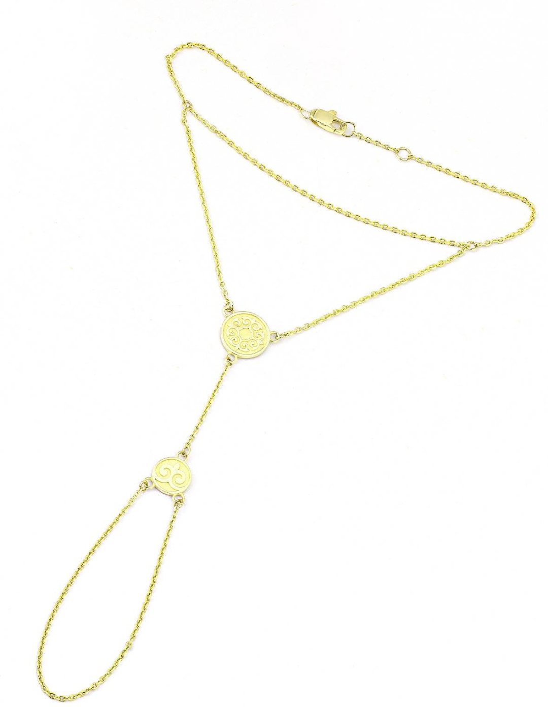 Lucente BRA-LU-585-0742613-18 длина 18 см, вес 2.73 г золото, плетение фантазийное