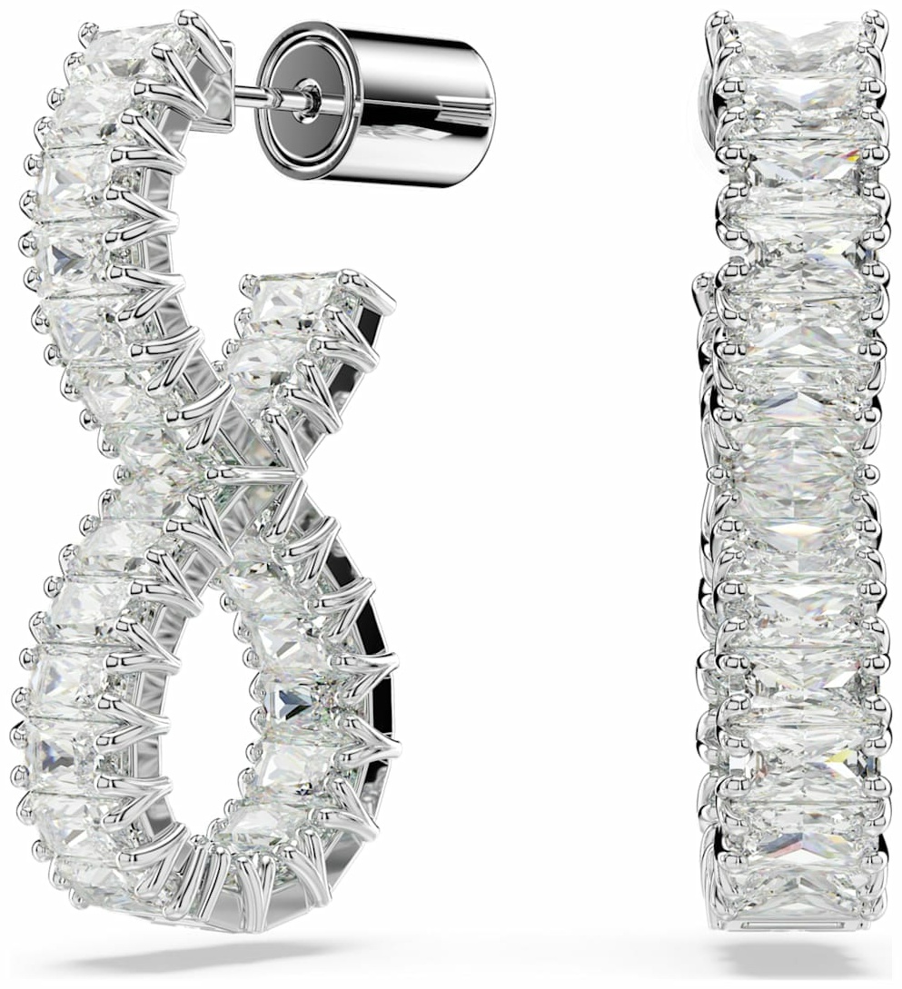 Серьги Swarovski бижутерный сплав, кристаллы Swarovski