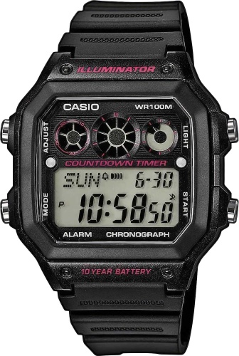 Кварцевые CASIO AE-1300WH-1A2VDF пластик