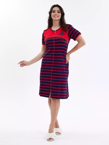 Трикотажный халат Dinar Textile красный