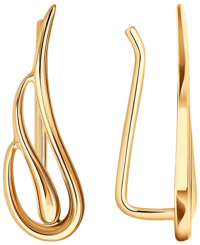 Серьги SOKOLOV EAR-SO-585-061016 вес 0.903 г золото, без вставок