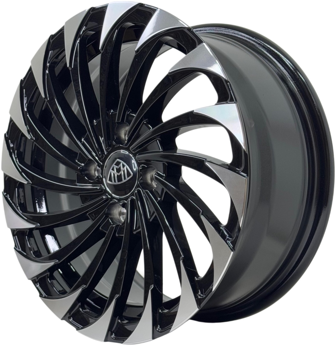 Yixing 1221WW 6.5x15/4x100 D67.1 ET35 4 диска черный, хром