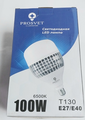 Prosvet 100W E27, светодиодная, дневной белый