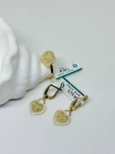 BAQ BRAND 508965214 вес 5.71 г золото, фианит