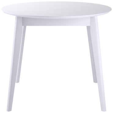 Обеденный стол ModiHome Орион Classic 94, 94х94x76 см, МДФ, белый