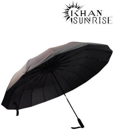 Складной зонт KHAN SUNRISE автомат черный