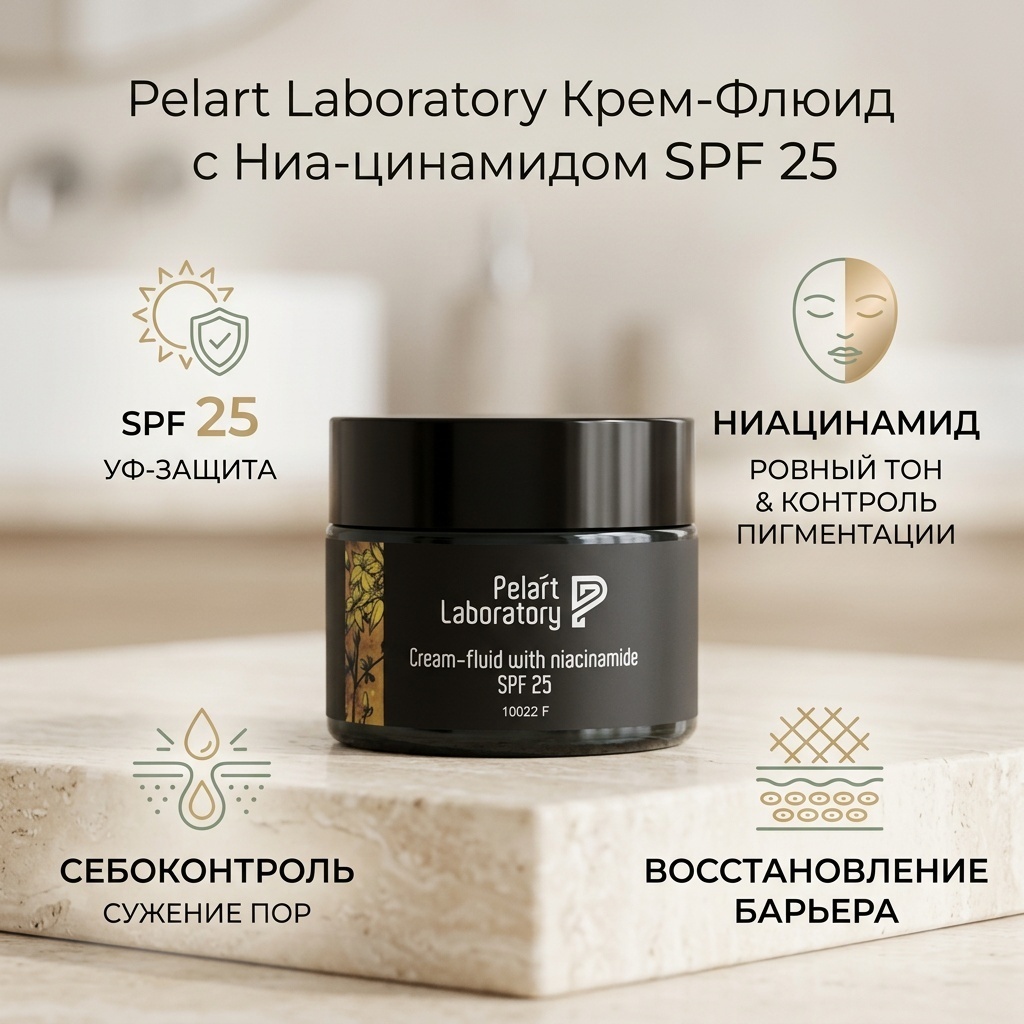 Pelart Laboratory крем Cream Fluid With Niacinamide для лица 50 г