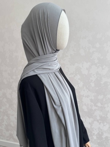 Хиджаб Muslima style размер универсальный, серый