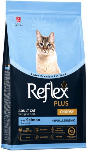 Reflex Plus Adult Choosy для привередливых лосось 1.5 кг