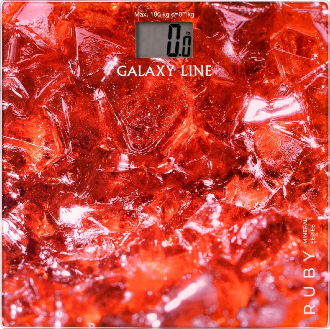 Напольные весы GALAXY LINE электронные GL 4819 РУБИН до 180 кг