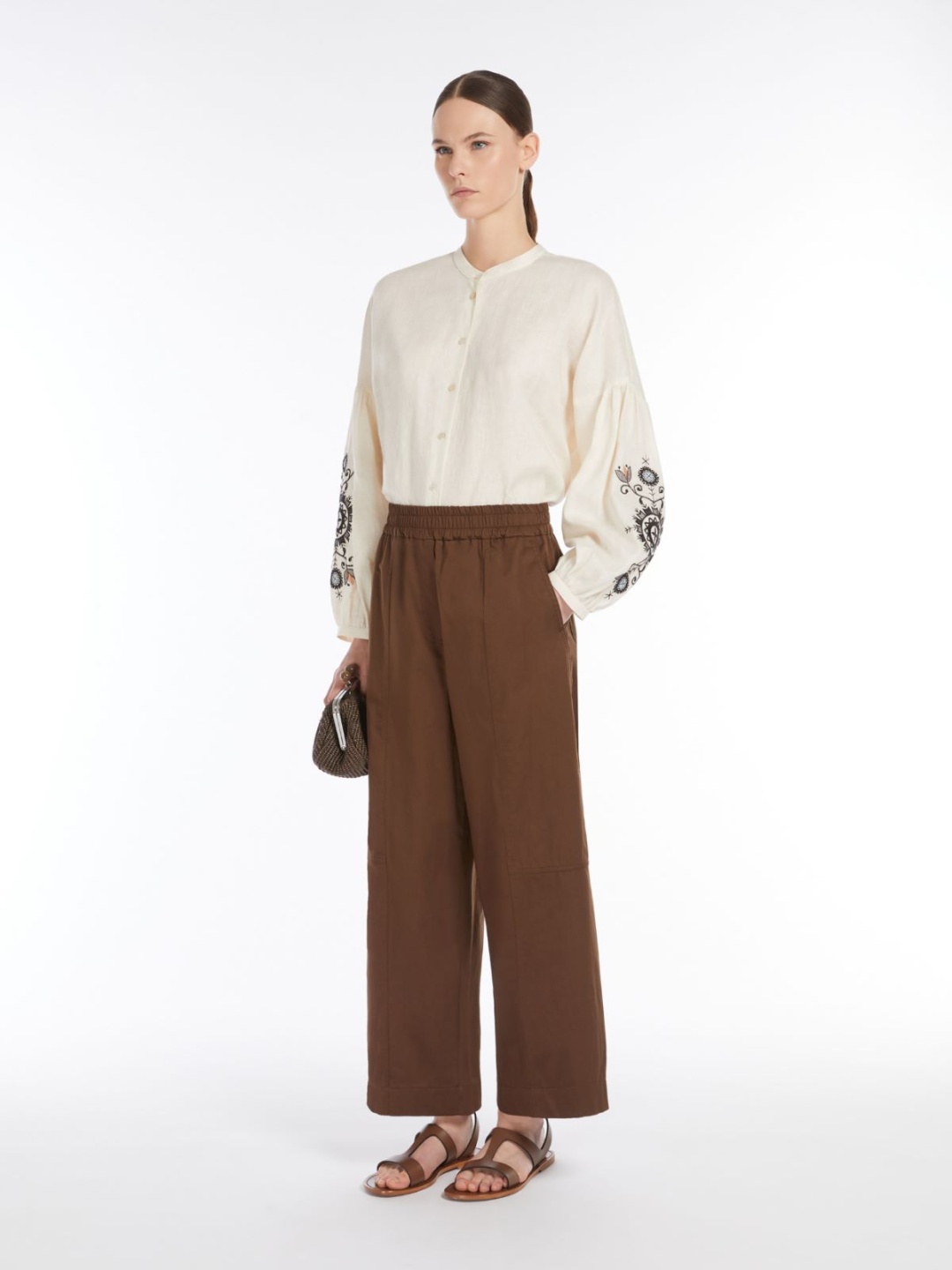Повседневные брюки Max Mara коричневый