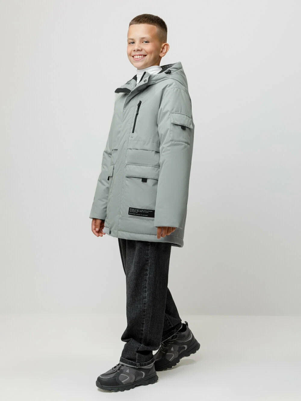 Зимняя куртка Crockid серый