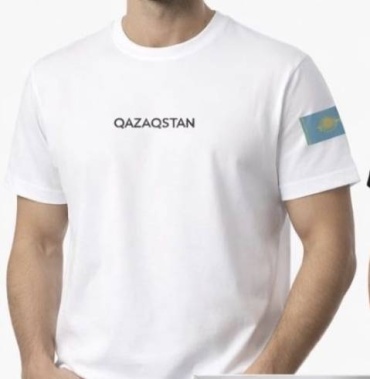 Футболка BAYAZET QAZAQSTAN белый