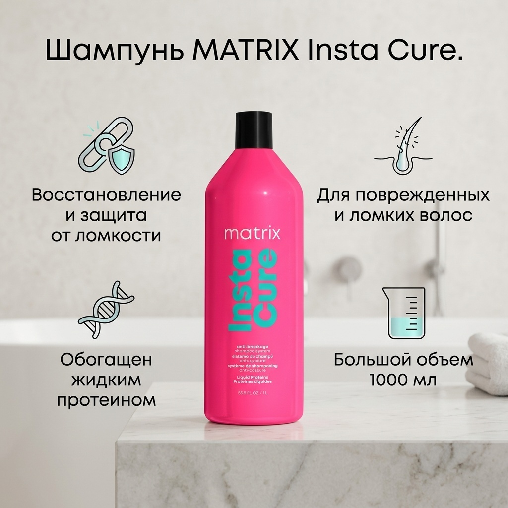 MATRIX Insta Cure шампунь 1000 мл