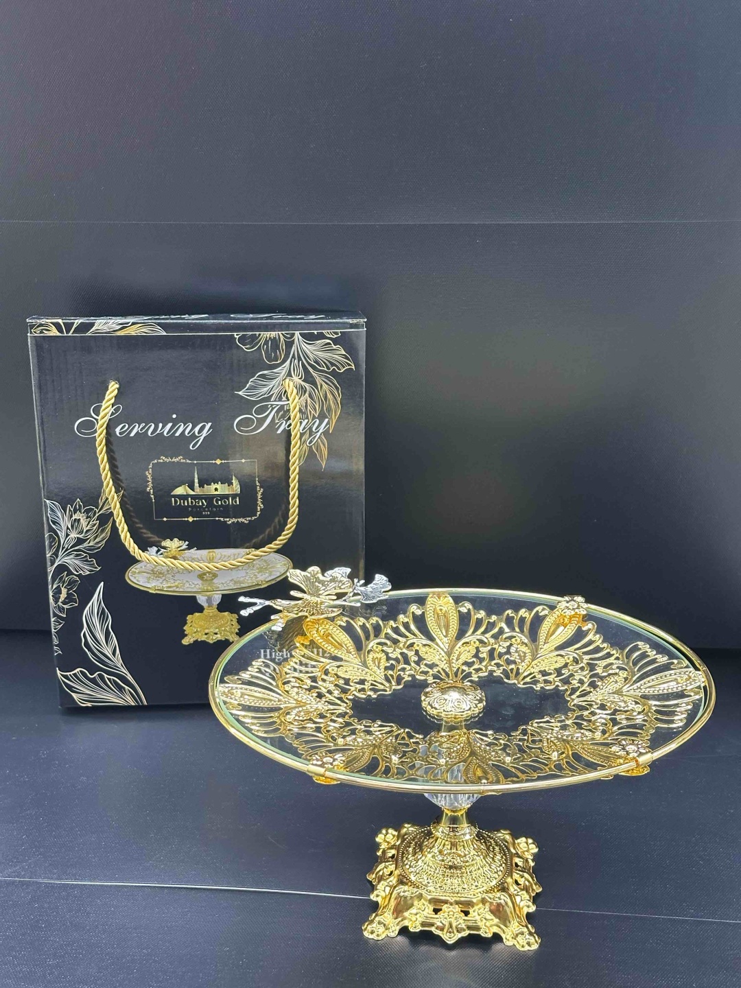 Dubay gold тортница dubay 1212м овальная 1 шт