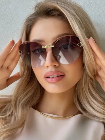 Sun Loren солнцезащитные очки кошачий глаз градиент