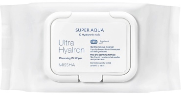 MISSHA Салфетки для снятия макияжа Super Aqua Ultra Hyalron салфетки для снятия макияжа влажные 30 шт