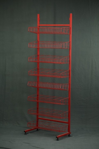 Стеллаж торговый A STEEL 68x40x203 см, полок 6 шт