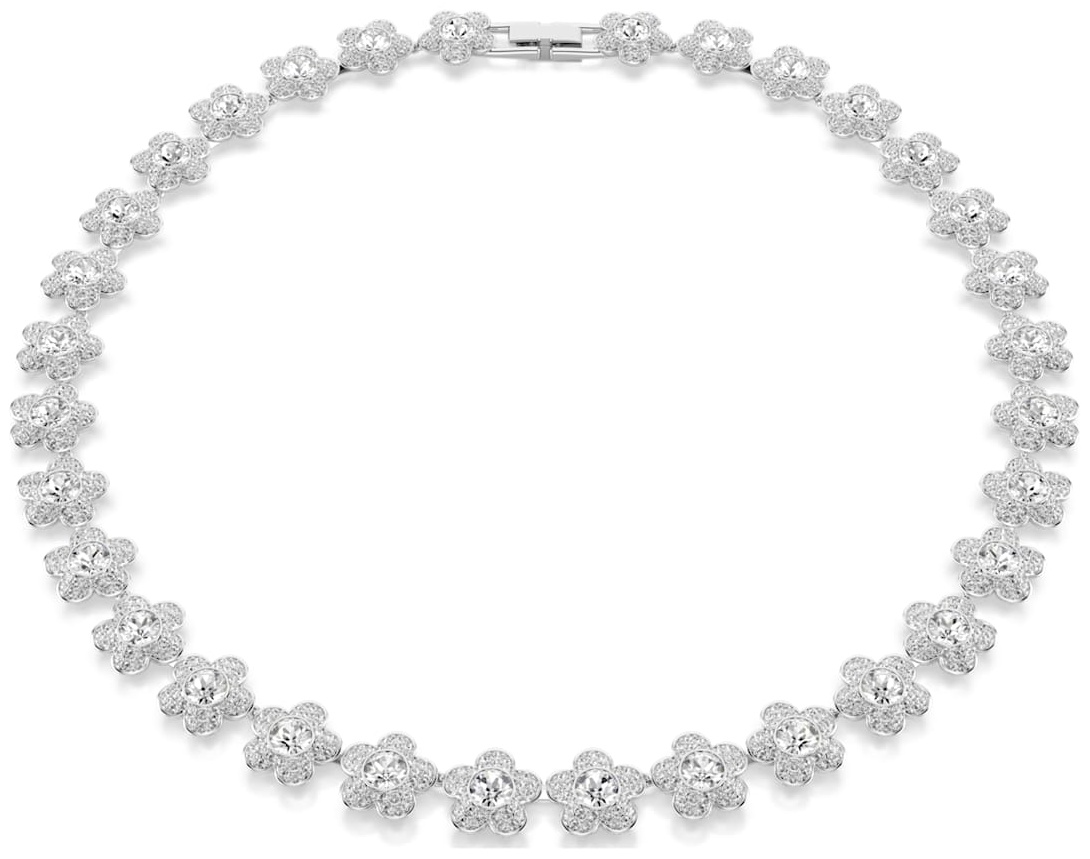 Swarovski длина 38 см бижутерный сплав, кристаллы Swarovski, искусственный жемчуг