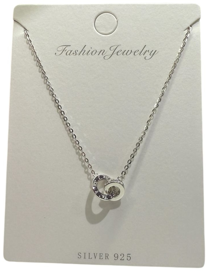 Цепь Цепочки из серебра 925 пробы "Fashion Jewelry" длина 43 см нержавеющая сталь без вставок