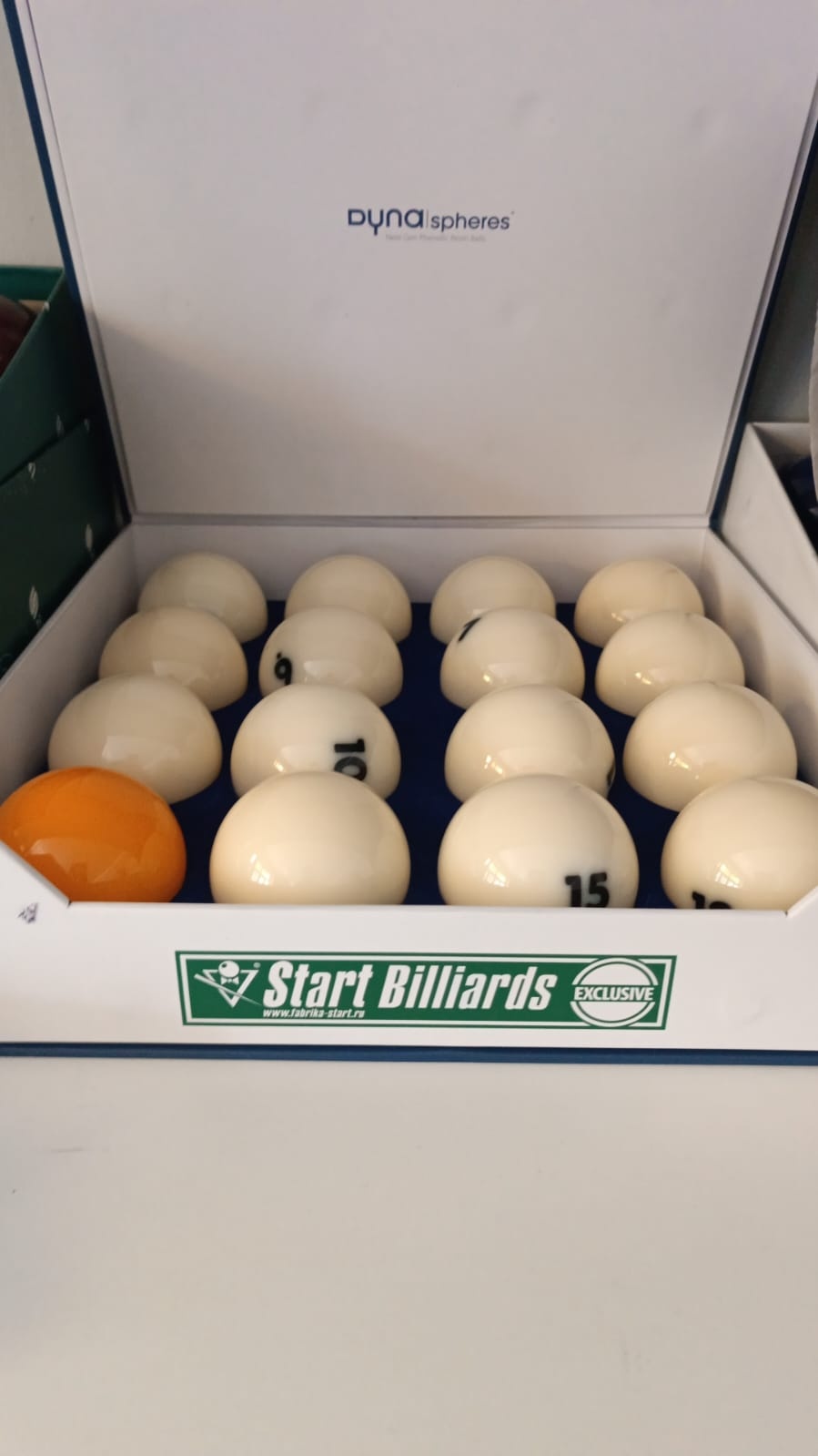 Шар Start Billiards 463306179 для русской пирамиды 67 мм 16 шт