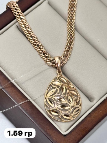 Подвеска DARI GOLD 2737647 вес 1.59 г золото, без вставок
