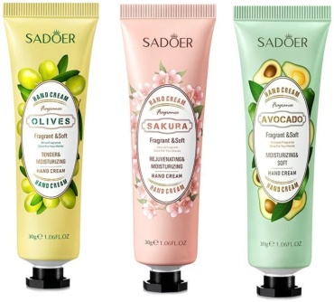 SADOER Olives Avocado Sakura набор для кожи рук для женщин