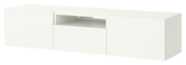 ТВ-тумба напольная и навесная IKEA BESTÅ, 180x39x42 см, белый
