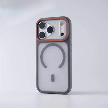 Чехол CABBEEN для Apple iPhone 17 Pro серый