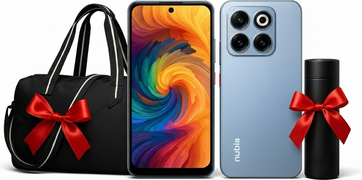 Смартфон Nubia V70 8 ГБ/256 ГБ серый + подарок