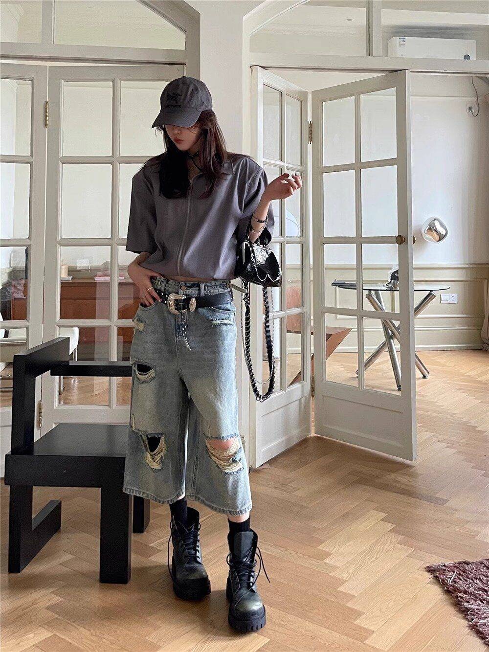 Бермуды FASHION синий