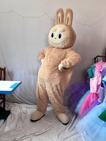 Карнавальный костюм Костюм Лабубу коричневый, бежевый