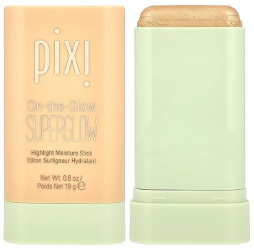 Pixi Beauty On-The-Glow SuperGlow, увлажняющий стик, с позолоченным золотом, 19 г (0,6 унции) хайлайтер с позолоченным золотом