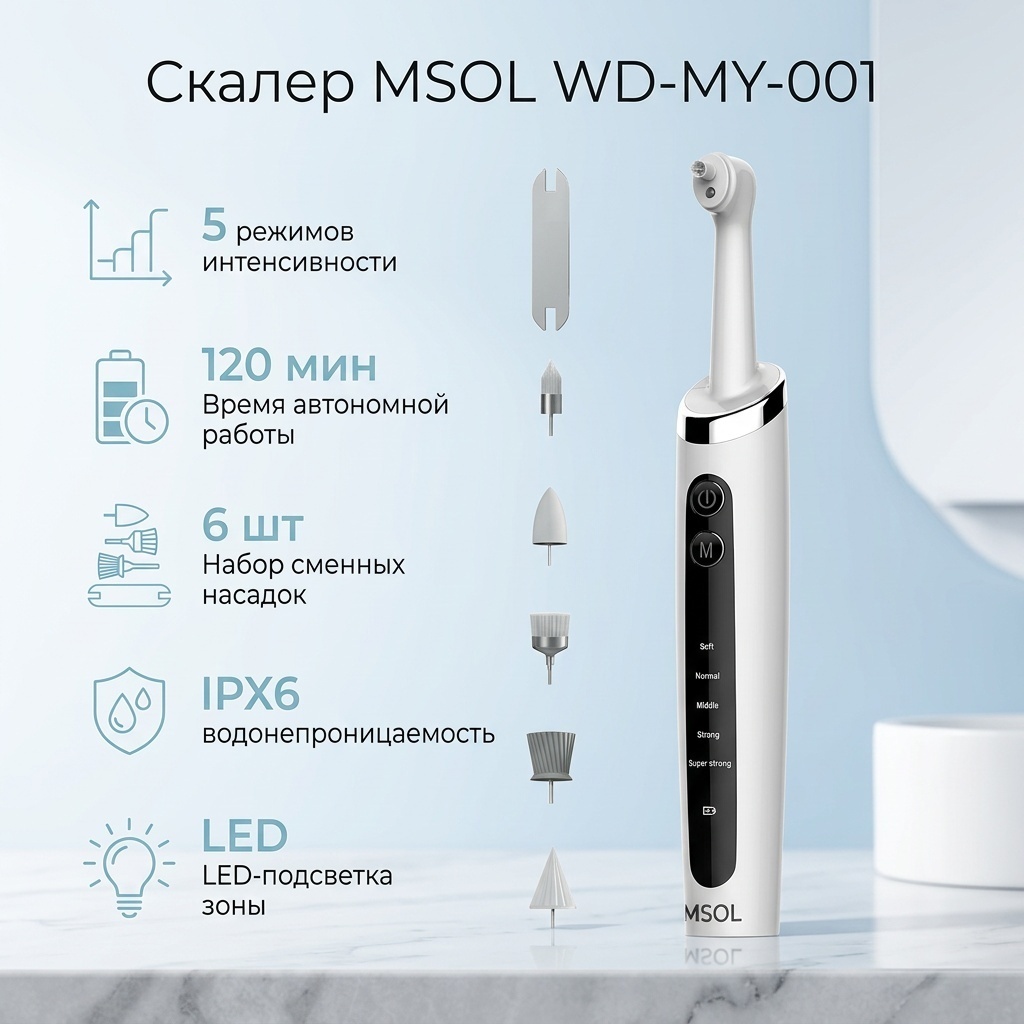 Скалер MSOL WD-MY-001 ручной, портативный