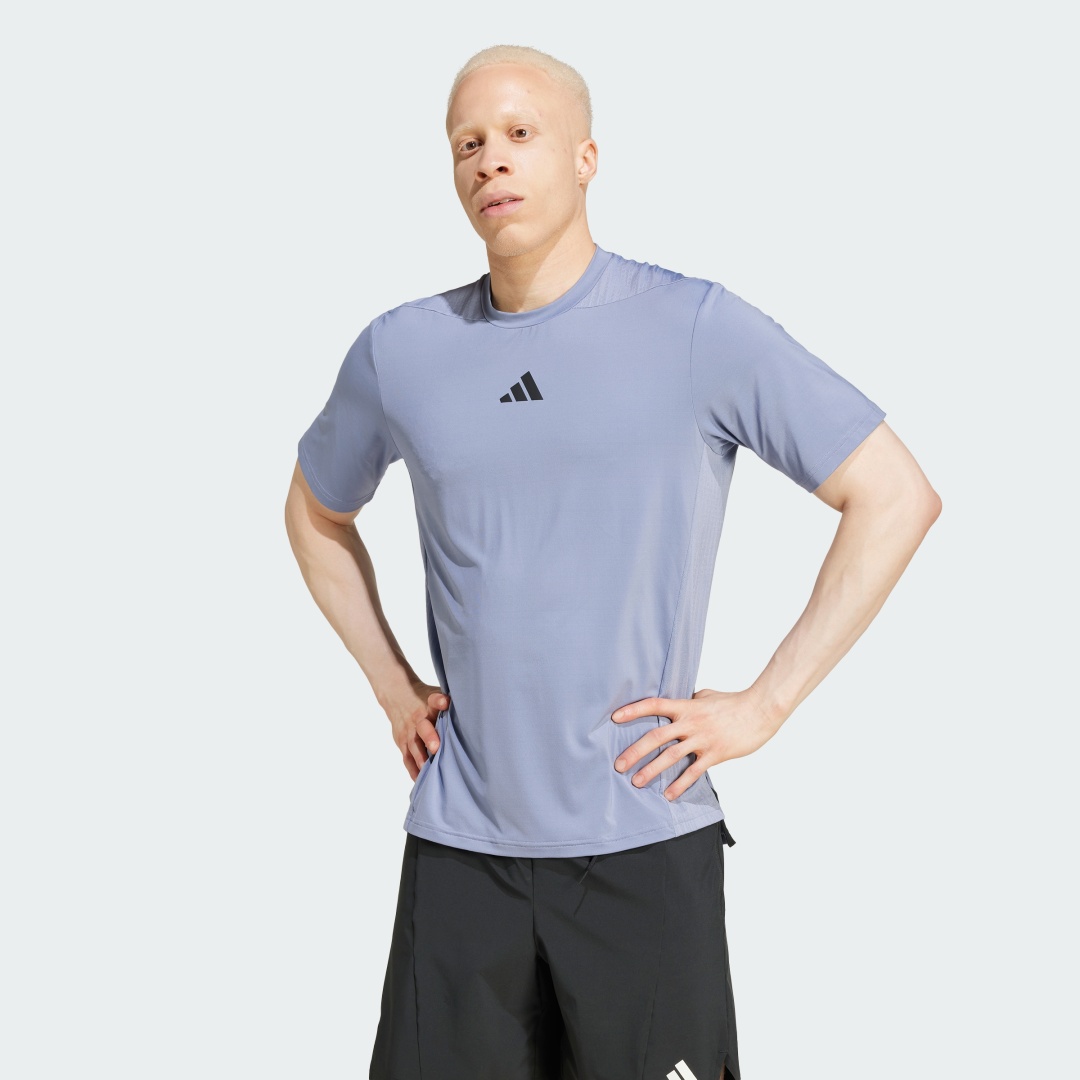 Футболка adidas фиолетовый