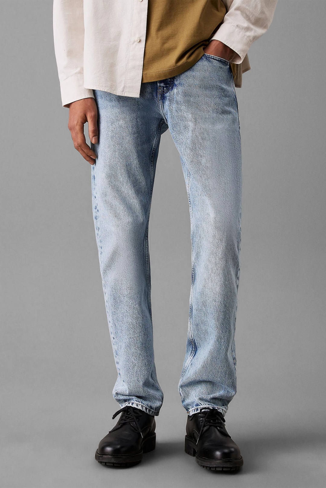 Джинсы прямые Calvin Klein Jeans голубой