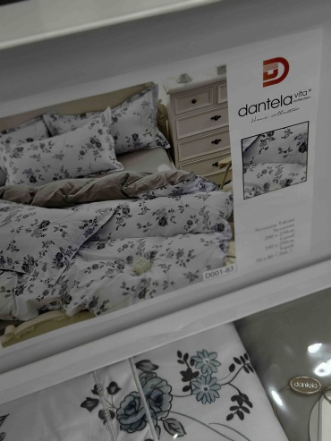 Комплект dantela Home collection Home collection 2-спальный хлопок, 2 наволочки: 50x80 см