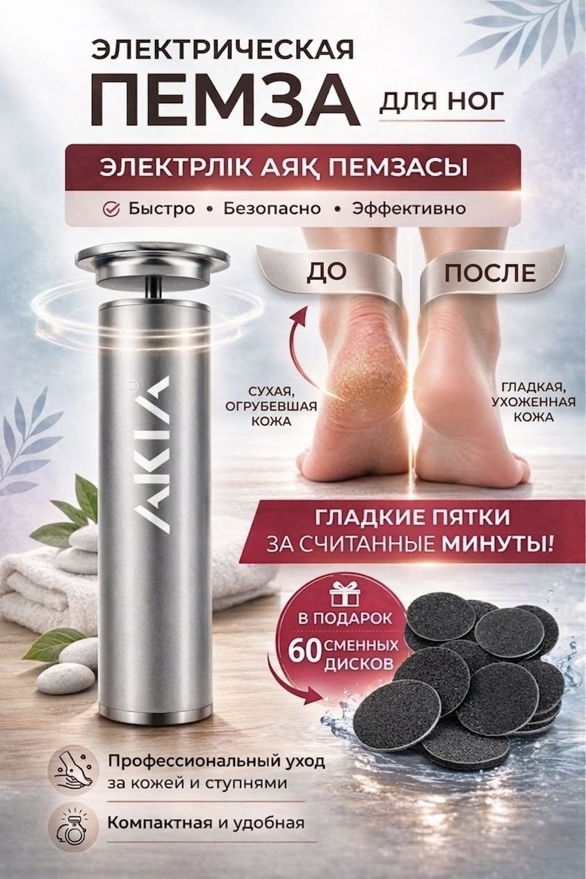 AKIA PediGlow P1 электрическая пилка