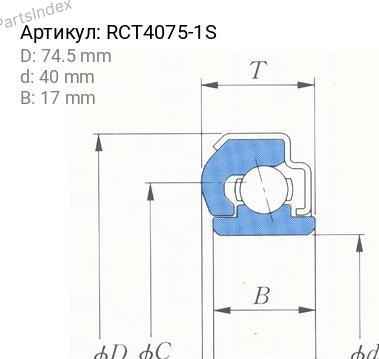 KOYO Подшипник Выжимной Сцепления RCT40751S