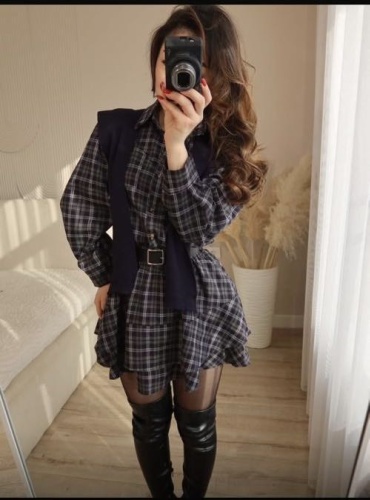 Повседневное платье DressCode синий